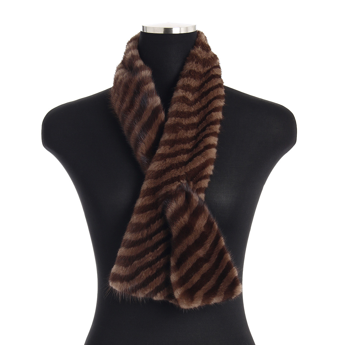 MINK HOLE STOLE FUR ZARNY ONLINESHOP